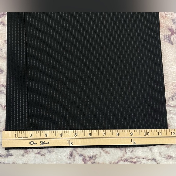 NWT Reformation X Camille Rowe Black Pinstripe Cherie Pant Trousers Size 12 - Picture 10 of 15